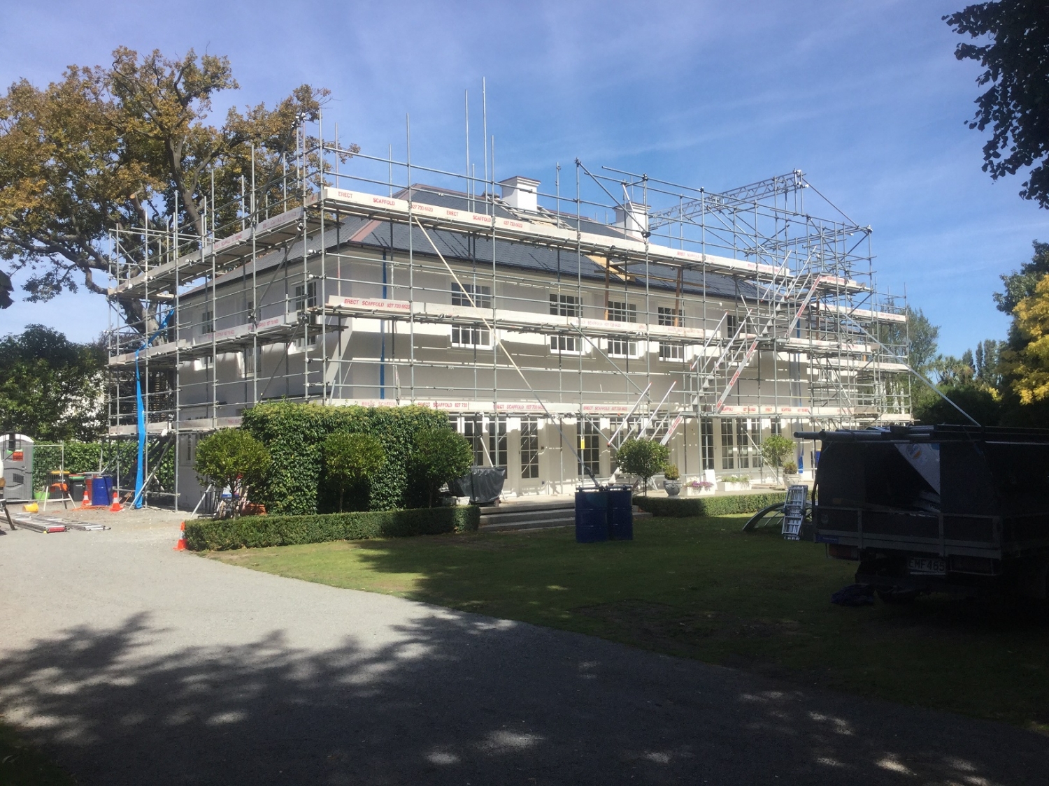 Roof Edge Protection Scaffolding Services Christchurch Canterbury